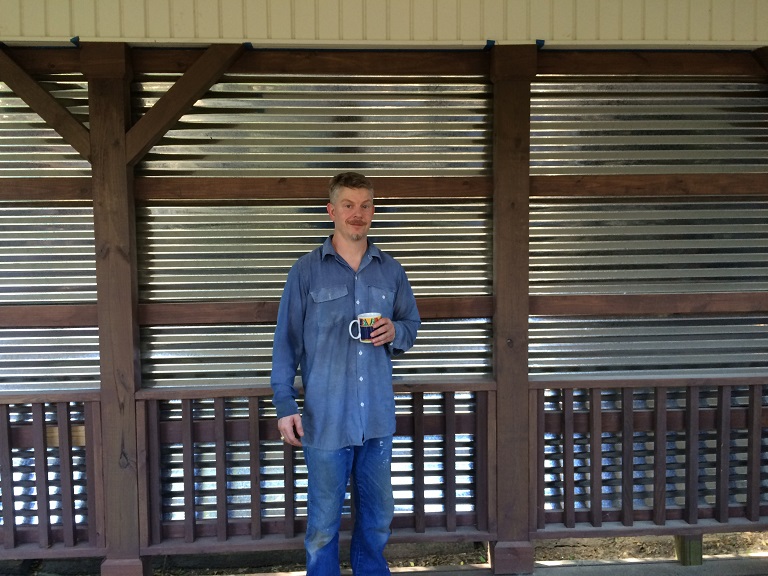 You are currently viewing My Newly Completed Tin Wall Deck Project